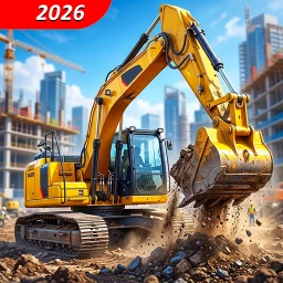 Excavator Road Construction 27 icon